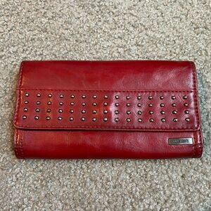Nine West Red Studded Wallet